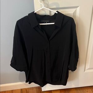 English Factory Black Button Down Shirt